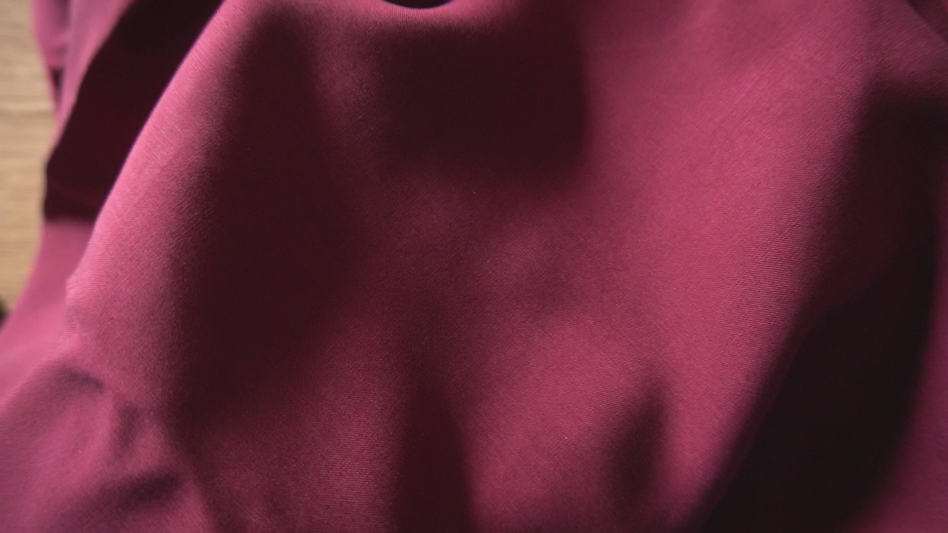 Soft Tencel Plain Weave Fabric - Rose red