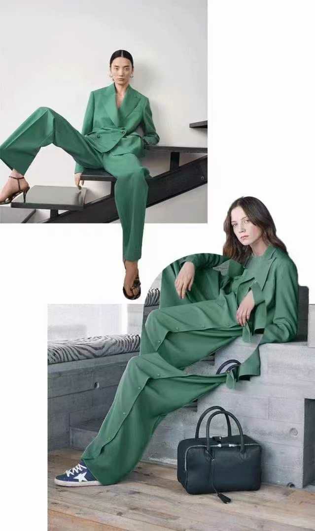 1064-21s Sanded Lenzing Tencel twill #23 green